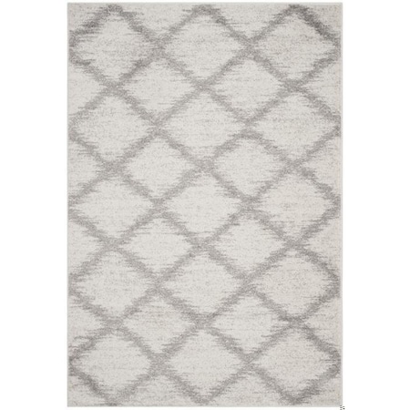 Safavieh Adirondack Power Loomed Square Rugs, Ivory and Silver - 6 x 6 ft. ADR122B-6SQ